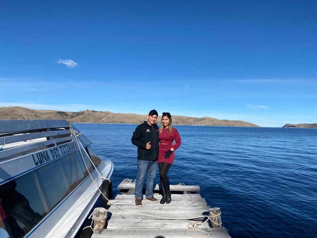 Hostal Luna Del Titikaka En Isla De La Luna Bolivia Hotel Bagian luar foto