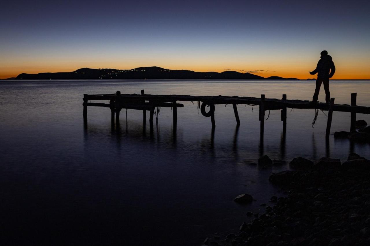 Hostal Luna Del Titikaka En Isla De La Luna Bolivia Hotel Bagian luar foto